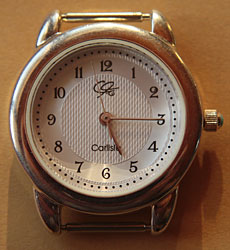 Boitier de montre de rechange en argent massif pour montre amérindienne Hopi Navajo ou Zuni, mouvement quartz