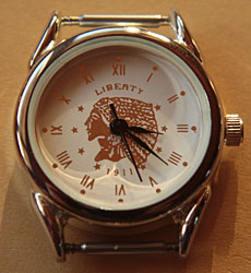 Boitier de montre amérindienne Navajo Hopi ou Zuni de rechange ou réparation, cadran liberty 1911 tête d'indien
