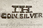 IH COIN SILVER is Indian Handcrafts manufacturer, 1920s - 1930s