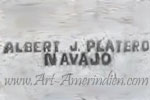 Albert J Platero Navajo hallmark