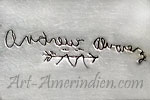 Andrew Alvarez handscrpt signature, Anglo silversmith