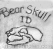Bear Skull and ID hallmark is Israel Delgadillo signature