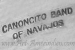 Canoncito bands of Navajos hallmark, Randy Cecatero and Sylvana Apache