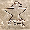 D Coriz and Thunderbird hallmark on jewelery is Daniel Pena Coriz Kewa