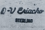 D-V Eriacho hallmark is Donald and Viola Eriacho Zuni artists signature