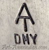 DMY hallmark is Dick Mike Yazzie Navajo working for Atkinson Trading Co