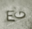 E crossed G mark Elliot Gasper Zuni Indian Native American silversmith hallmark on jewelry