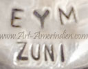 EYM mark on jewelry is Eugene and Yvonne Mahooty Zuni hallmark