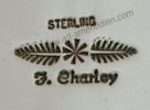Freddy Charley Navajo Indian Native jewelry hallmark