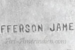 FFERSON JAMES mark on jewelry is Jefferson James Navajo hallmark on small pieces
