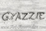 G. YAZZIE handscript hallmark
