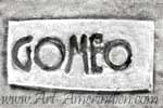 Gomeo mark on jewelry is Gomeo Bobelu Zuni artist