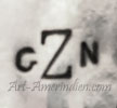 GZN mark on jewelry for Gibson Nez Navajo silversmith
