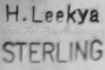 H. Leekya mark is Hayes Leekya Zuni artist signature