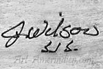 J Wilson handscript hallmark is Jazz Wilson Navajo