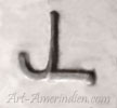 Jl conjoined mark on jewelry is Johnson Largo Navajo artist signature