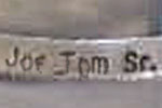 Joe Tom Sr Navajo hallmark on Indian Native American jewelry