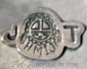 JT HMIJ mark for Johnson Todacheeny Navajo silversmith