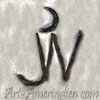 JW and moon picto hallmark on jewelry