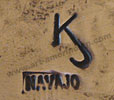 Kenny Jack, Navajo Indian Native jewelry mark