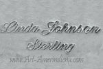 Linda Johnson Navajo trademark on Indian Native American jewelry