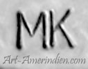 MK mark on Navajo jewelry