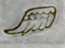 wing picto on Hopi jewelry is Elsie Gashwarza hallmark