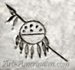 lance and shield symbol hallmark on jewelry is Wilford Nez Navajo Indian signature