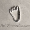 Foot print mark