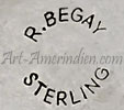 R. Begay Mark on Indian jewelry is Rena Begay Navajo