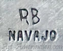 RB NAVAJO hallmark is Becenti Robert.