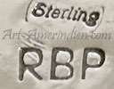 RBP hallmark on Indian Native American jewelry is Roy B. Platero Navajo