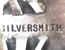 Silversmith Navajo Indian native american stamped mark
