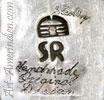 SR handmade Original mark on jewelry for Sam Roanhorse, Navajo