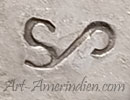 SP mark on hollowware navajo jewelry