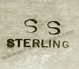 SS mark, Stan Slim or Silver Star jewelry (Albuquerque) hallmark