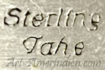 Tahe script mark is Verna and Franklin Tahe, Navajo