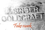 Fake Thomas Singer hallmark, jewelry sold on Ebay from Taos