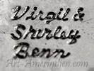 Virgil & Shirley Benn Zuni hallmark on Indian jewelry