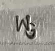 WG Hallmark for Navajo silversmith Wilbert Grey