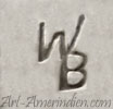 WN mark on navajo style jewelry