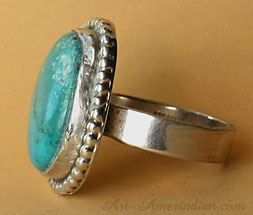 turquoise and sterling american ring