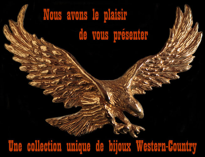 Une collection unique de bijoux western Country des USA: bagues en argent et turquoises, boucles de ceintures américaines, ceintures en cuir