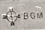 BGM and compass trademark for BG Mudd shop in Corrales NM