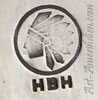 HBH and Indian head inside a circle is Heavy By Hand trading Co from Albuquerque