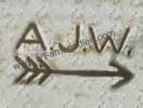 Arthur Williams, Navajo Indian Native American A.J.W. on arrow hallmark