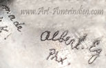 Albert Eg handscript hallmark