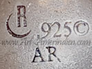 AR initials and Relios jewelry mark