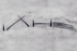 AHE mark on Indian jewelry for Fidel Bahe Navajo silversmith