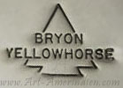Bryon Yellowhorse hallmark on Indian Native American Navajo jewelery